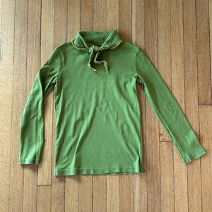 Misha & Puff size 10 girls long sleeve shirt in green